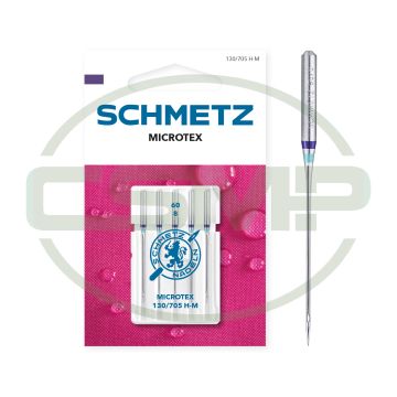 SCHMETZ MICROTEX SIZE 60 PACK OF 5 CARDED