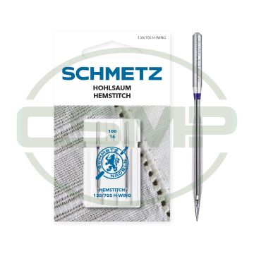 SCHMETZ WING NEEDLE SIZE 100 2PCS PER CARD