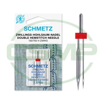 SCHMETZ DOUBLE WING 2.5MM SIZE 100 PACK OF 1 CARDED