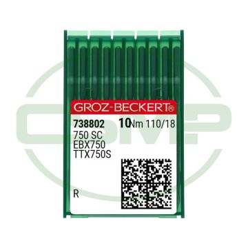 750SC SIZE 110 PACK OF 10 NEEDLES GROZ BECKERT