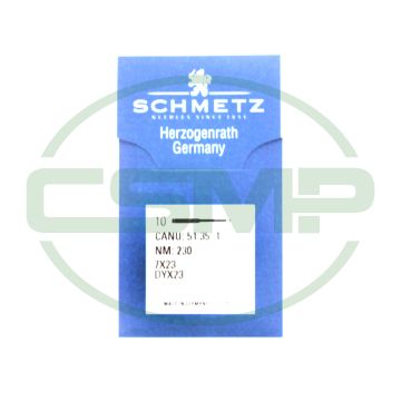 7X23 SIZE 230 PACK OF 10 NEEDLES SCHMETZ