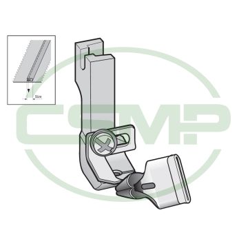 A21X6.5 25MM - 6.5MM BIAS LOOP PIPING FOOT SUISEI