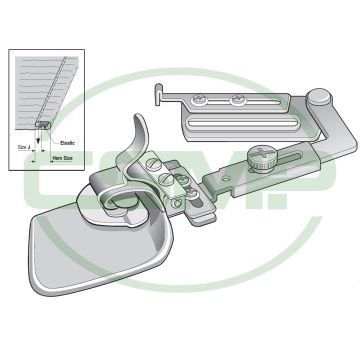 A43LX16MM LATCH ELASTIC HEMMER SUISEI