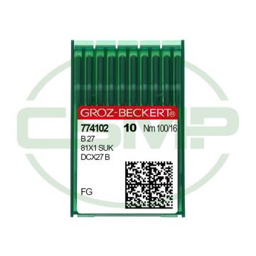 B27FG (SUK) SIZE 100 GROZ BECKERT PACK OF 10 NEEDLES