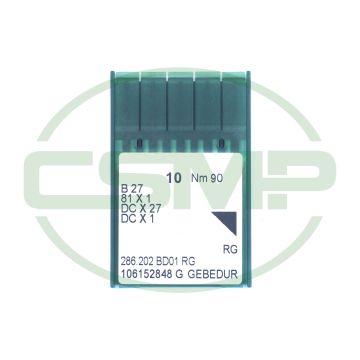 B27GEBEDURX90 GROZ BECKERT PACK OF 10 NEEDLES