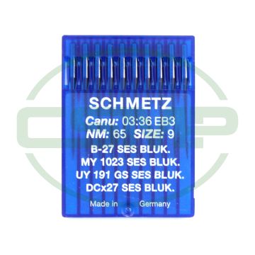 B27 SES BLUKOLD SIZE 65 PACK OF 10 NEEDLES SCHMETZ DISCONTINUED