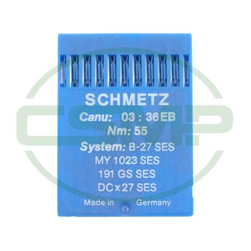 B27SES SIZE 55 PACK OF 10 NEEDLES SCHMETZ