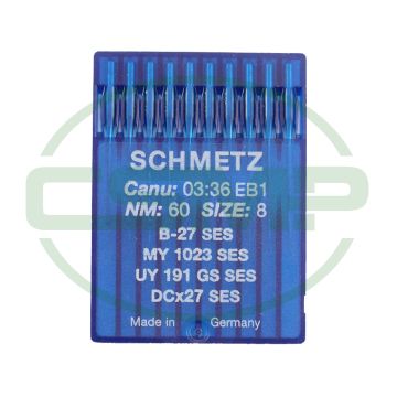 B27SES SIZE 60 PACK OF 10 NEEDLES SCHMETZ