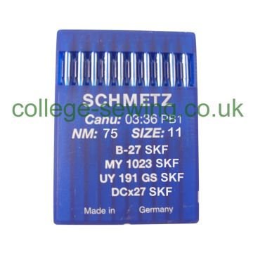 B27 SKF SIZE 75 PACK OF 10 NEEDLES SCHMETZ