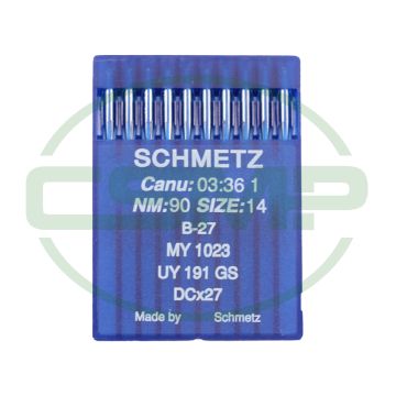 B27 SIZE 90 PACK OF 10 NEEDLES SCHMETZ