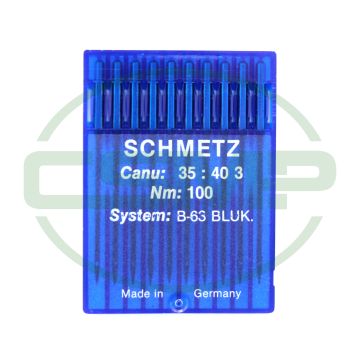 B63 BLUKOLD SIZE 100 PACK OF 10 NEEDLES SCHMETZ DISCONTINUED