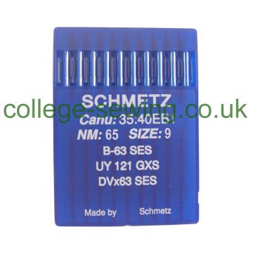 B63SES SIZE 65 PACK OF 10 NEEDLES SCHMETZ