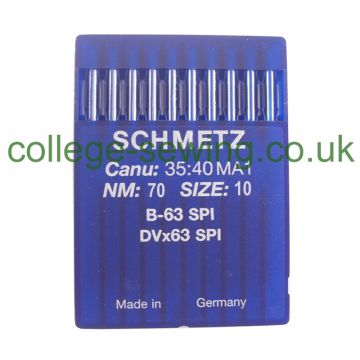 B63SPI SIZE 70 PACK OF 10 NEEDLES SCHMETZ