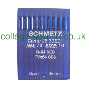 B64SES SIZE 70 PACK OF 10 NEEDLES SCHMETZ