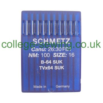 B64SUK SIZE 100 PACK OF 10 NEEDLES SCHMETZ