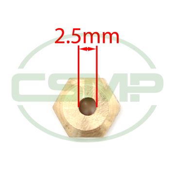 CFI2-37 2.5mm LOWER NEEDLE BUSHING DAYANG CFI-2 CLOTH DRILL