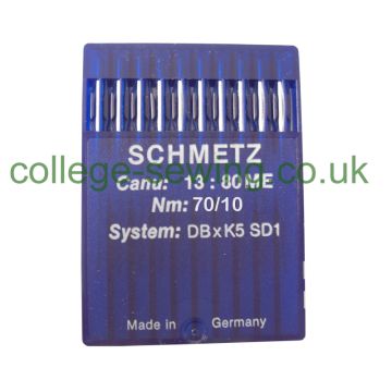 DBXK5 SD1 SIZE 70 PACK OF 10 NEEDLES SCHMETZ