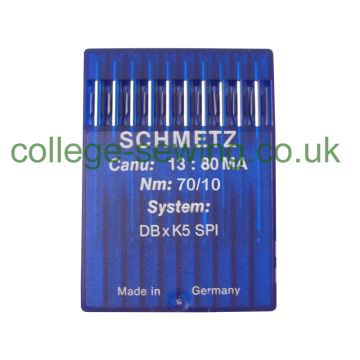 DBXK5SPI SIZE 70 PACK OF 10 NEEDLES SCHMETZ