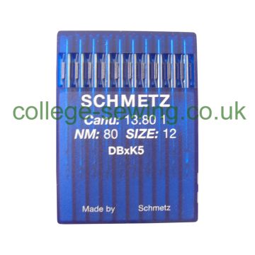 DBXK5 SIZE 80 PACK OF 10 NEEDLES SCHMETZ