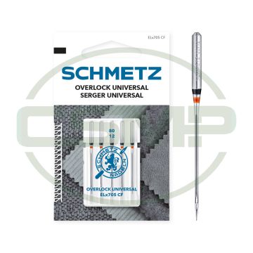 SCHMETZ DOUBLE SCARF SIZE 80 PACK OF 5 NEEDLES CARDED EL705CF