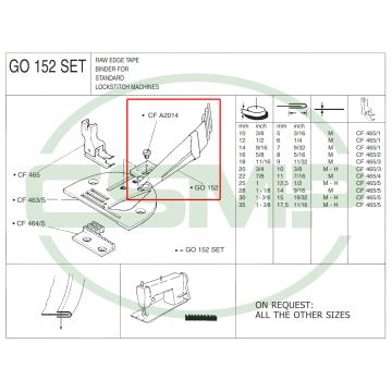 G0152X10M 10mm (M) BINDER - MEDIUM