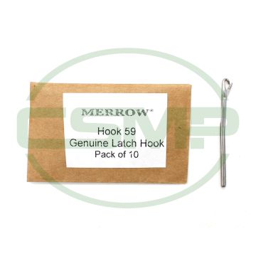 HOOK 59 PACK OF 10 MERROW LATCH HOOK 59