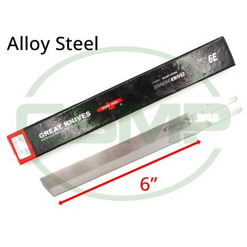 KE6S 6" STRAIGHT KNIFE ALLOY STEEL 80C6