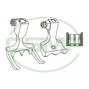 KH1525PDX3/16=4.7mm DOUBLE PIPING FOOT SET PFAFF 1525