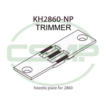 KH2860-NPT 10MM NEEDLE PLATE JUKI LU-2860-7 TRIMMER GENERIC