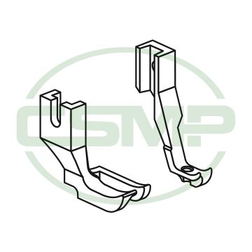 U192K+U193KX1/8=3MM PIPING FOOT SET BROTHER B797