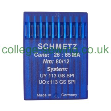 UY113GS SPI SIZE 80 PACK OF 10 NEEDLES