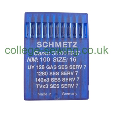 UY128GASSESSERV7 SIZE 100 PACK OF 10 NEEDLES SCHMETZ