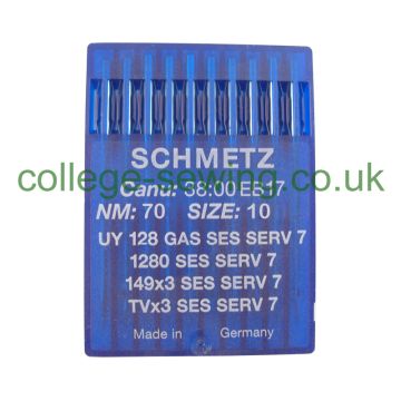 UY128GASSESSERV7 SIZE 70 PACK OF 10 NEEDLES SCHMETZ