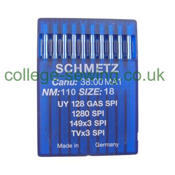 UY128GAS SPI SIZE 110 PACK OF 10 NEEDLES SCHMETZ